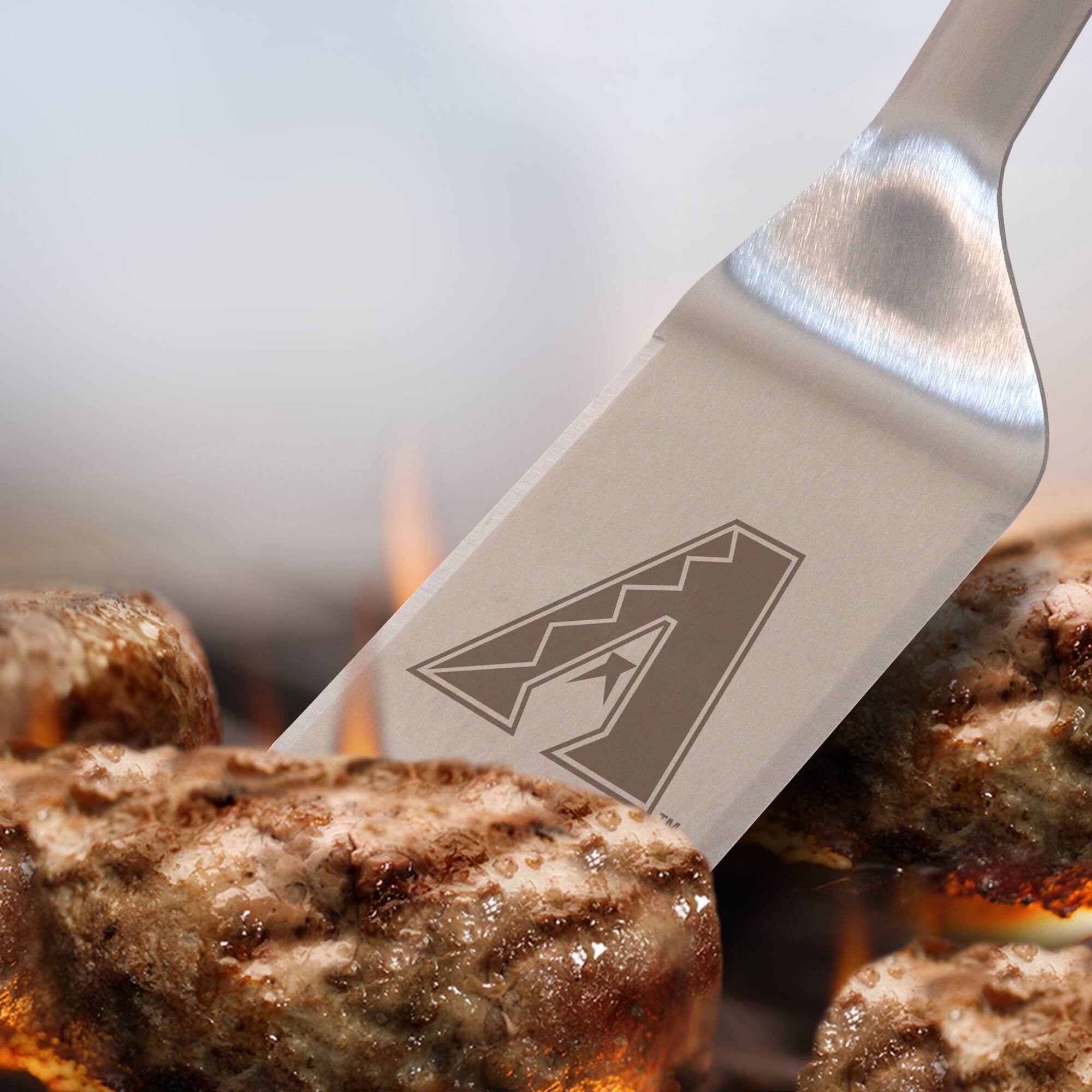 MLB Stainless Steel BBQ Spatula with Bottle Opener